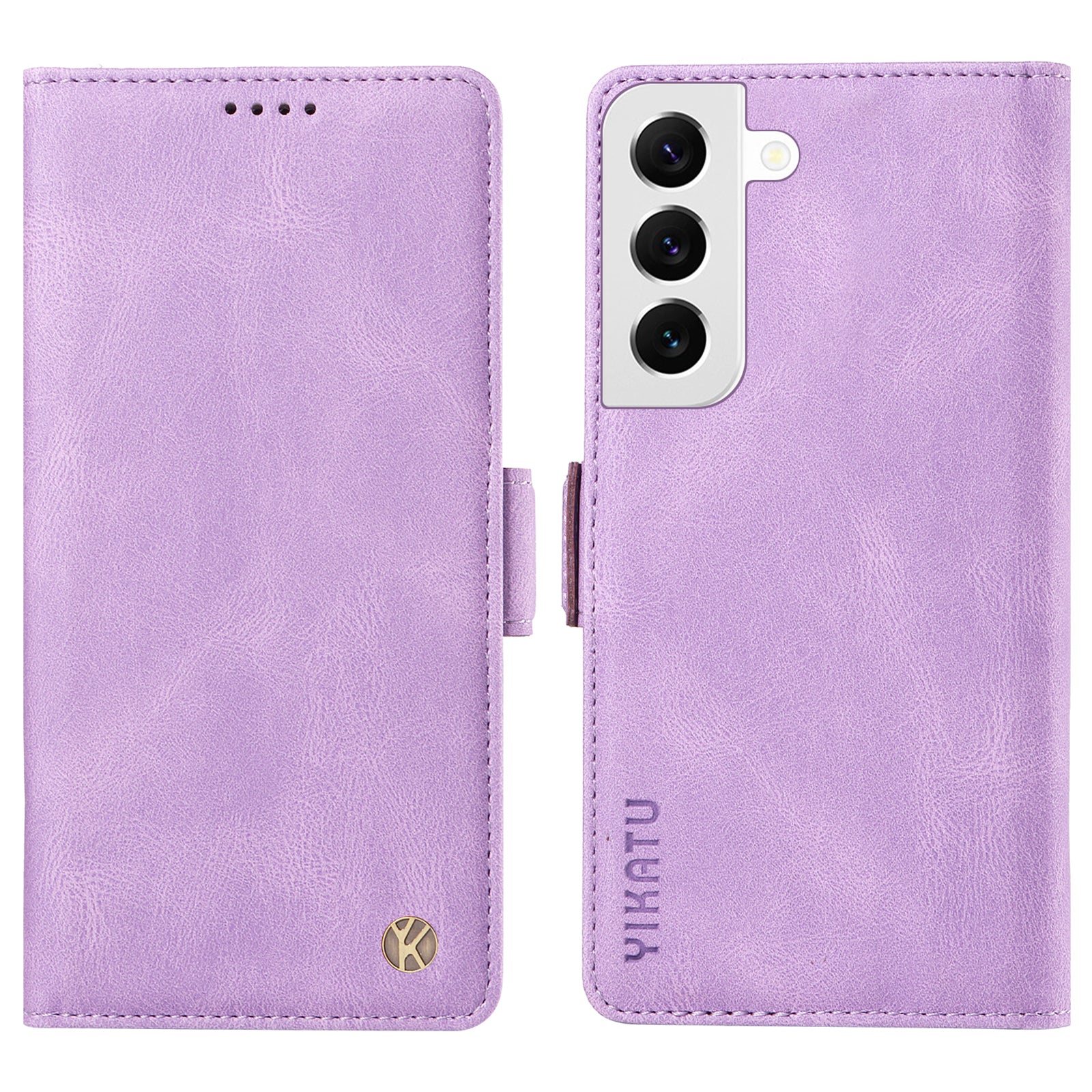 YIKATU YK-005 til Samsung Galaxy S23 pung etui Skin-touch PU læder stander telefoncover YIKATU YK-005 til Samsung Galaxy S23 pung etui Skin-touch PU læder stander telefoncover